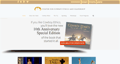 Desktop Screenshot of cowboyethics.org