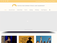 Tablet Screenshot of cowboyethics.org